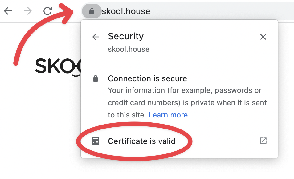 SSL Certificate v1